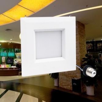 Dimmable 12W 900LM IP44 6 &quot;स्क्वायर एलईडी Recessed प्रकाश
